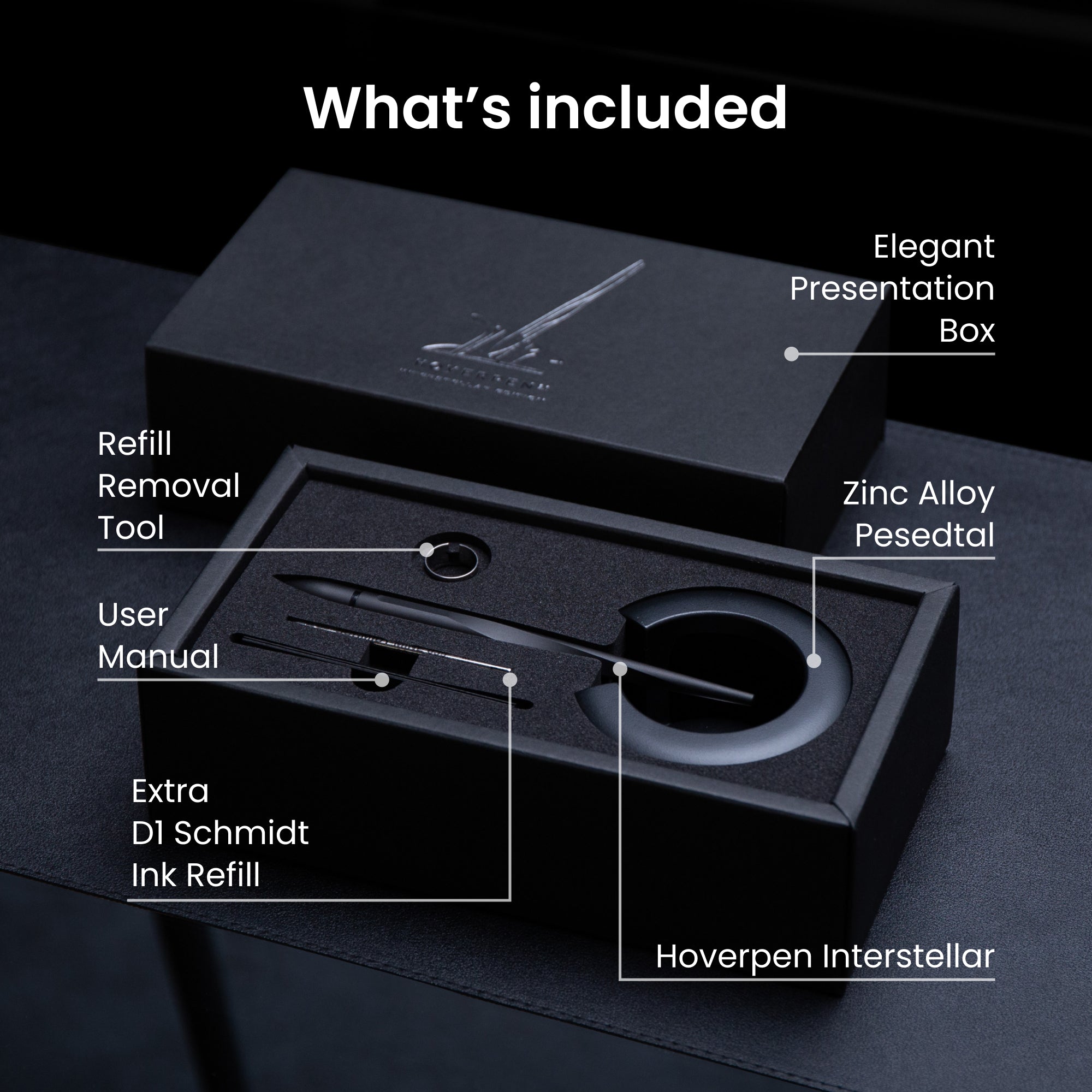 筆記具 HOXYPEN 12 INTERSTELLAR EDITION The Most Eye-Catching Hovering Pen - Hoverpen Interstellar